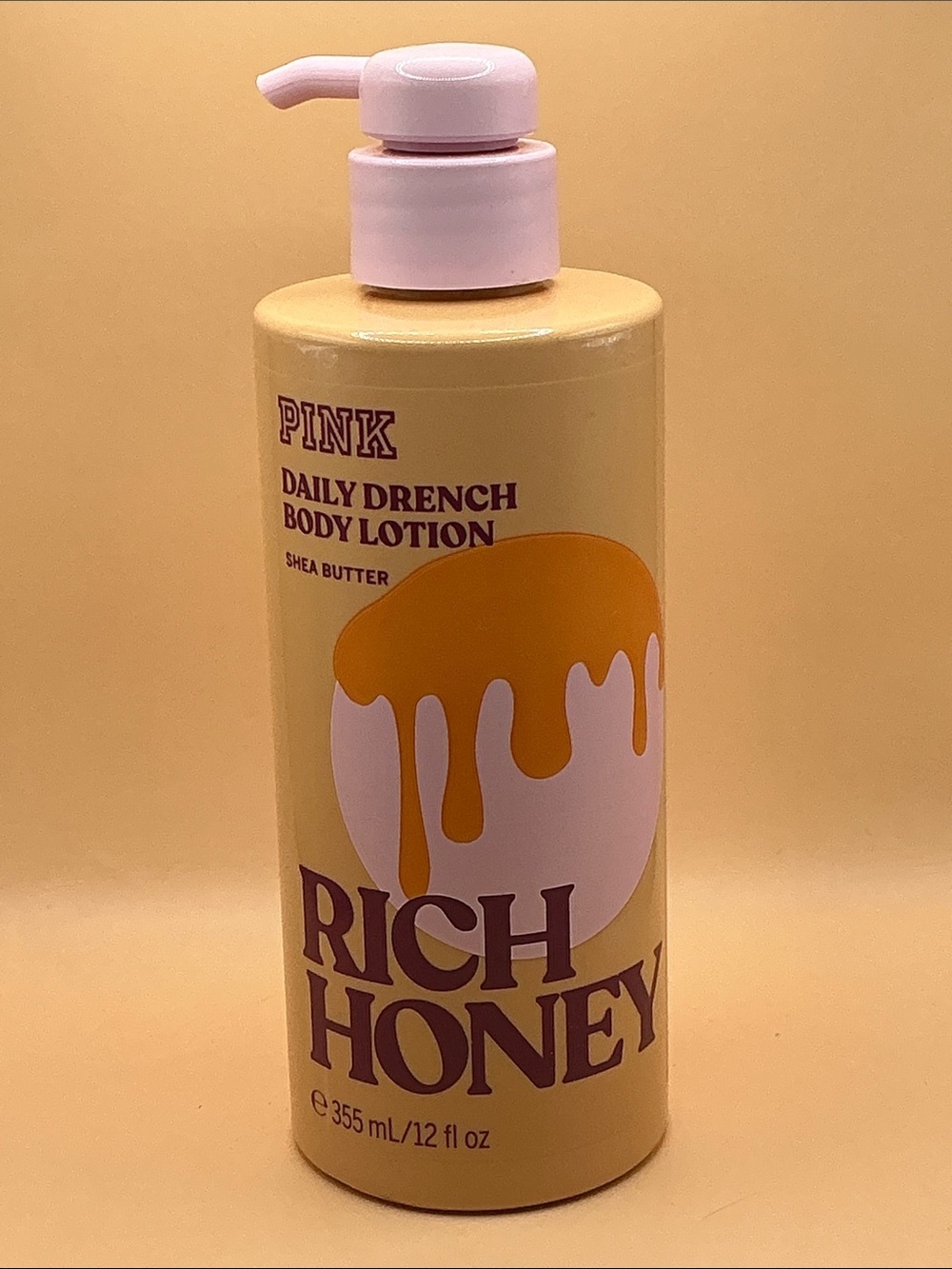 PINK Victoria’s Secret Rich Honey Daily Drench Body Lotion 12 oz NEW
